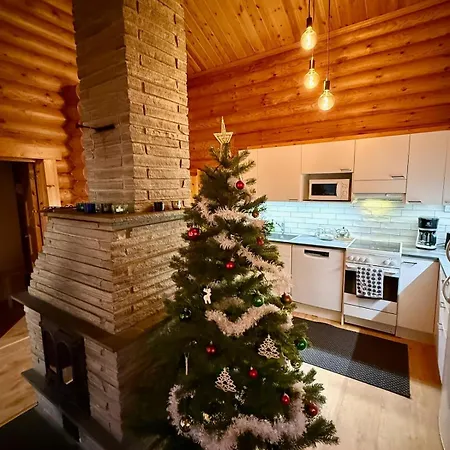 Atmospheric Log By The Tracks Chalet