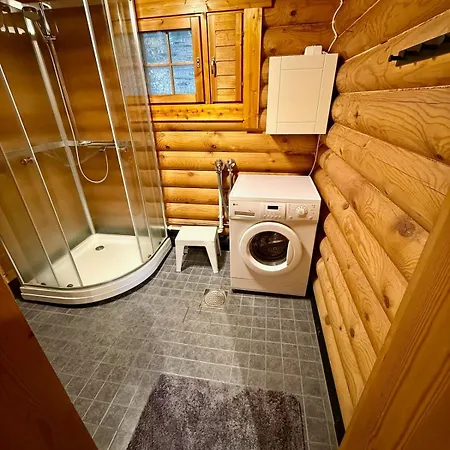 Atmospheric Log By The Tracks Chalet Ylläsjärvi