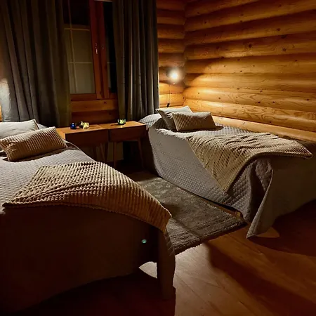 Chalet Atmospheric Log By The Tracks