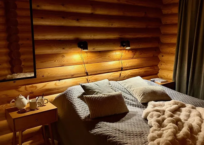 Atmospheric Log By The Tracks Alpehytte *