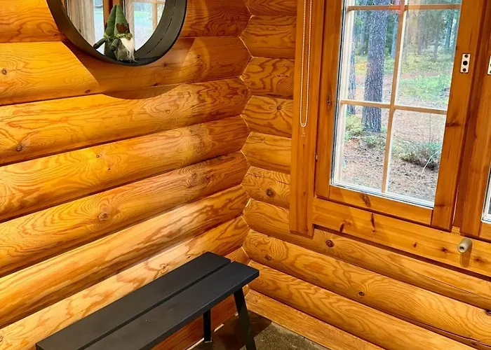 Atmospheric Log By The Tracks Alpehytte *