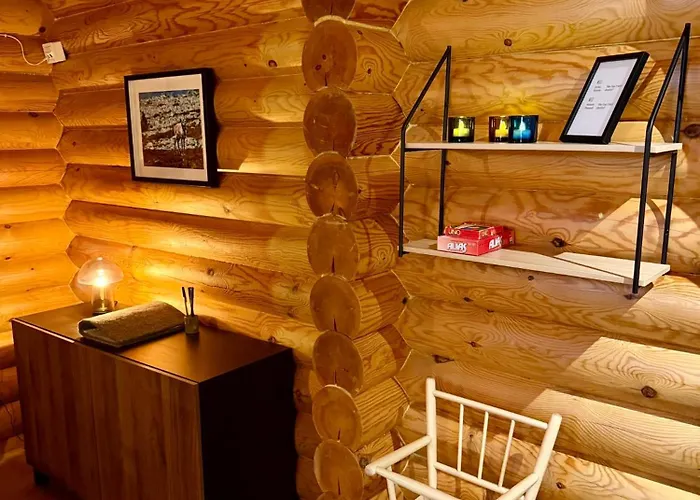 Alpehytte Atmospheric Log By The Tracks *