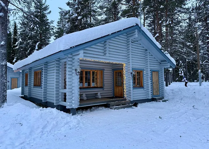 Atmospheric Log By The Tracks Ylläsjärvi